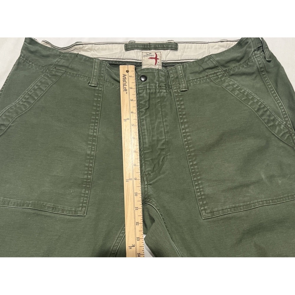 Relwen Mens Fatigue Pants Olive Green Military Utility Trousers Size 38 - Picture 8 of 10